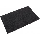 Crown Chevron Medium Traffic Indoor Scraper/Wiper Mat - 3’ x 4’, Charcoal